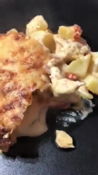 Une image de l'étape 6 de Gratin poulet pommes de terre et poivrons 🫑.