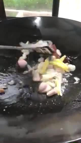 Gambar langkah 2 resipi Kurma Kambing Bakar.