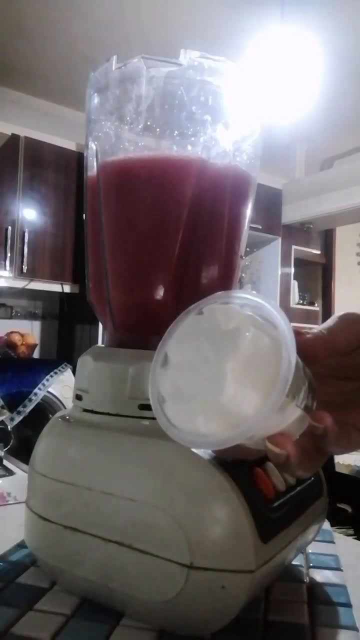 عکس مرحله 2 از دستور اسموتی هندوانه 🍉🍉🍧