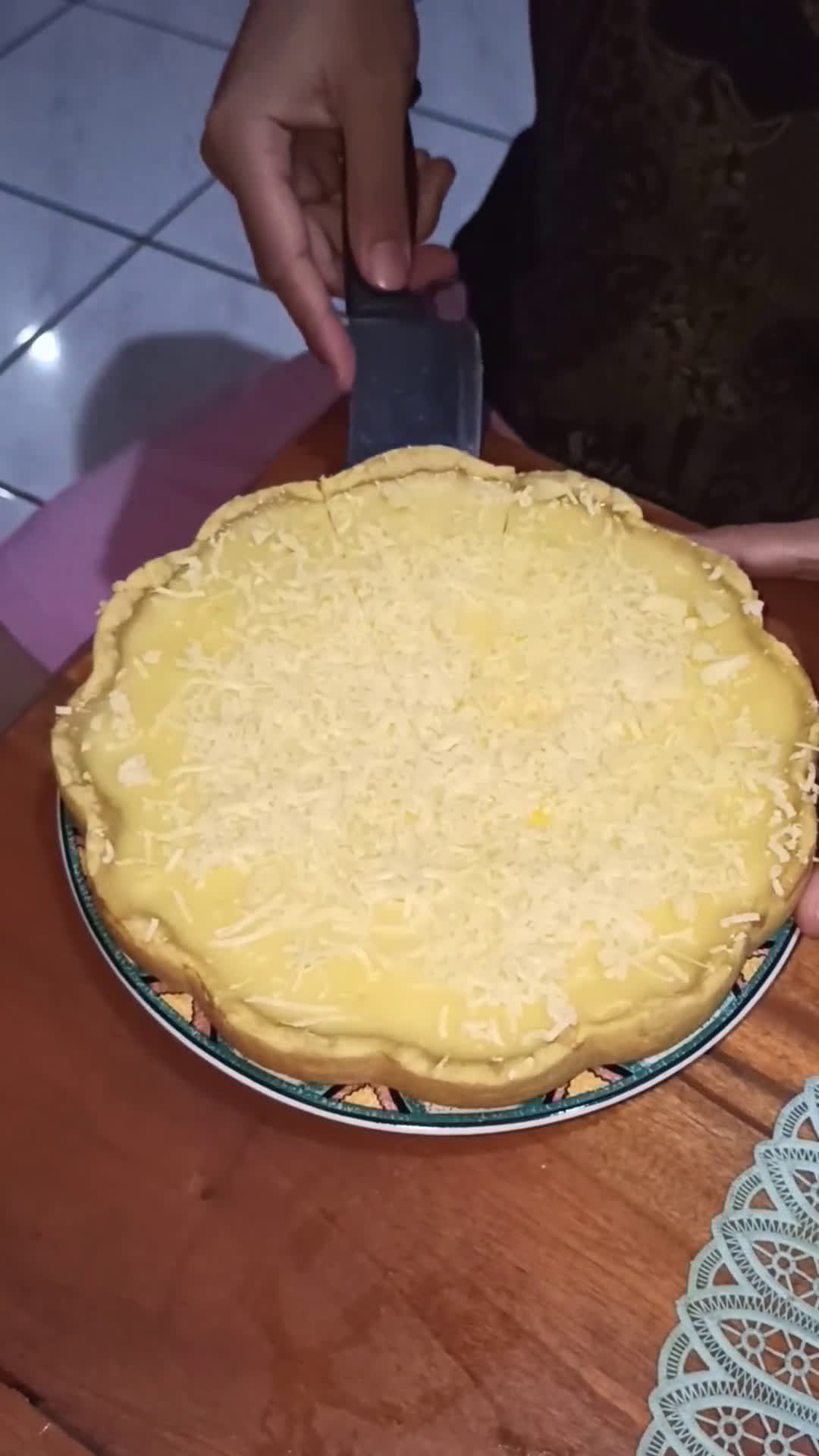 Foto langkah ke 5 dari resep Pai Susu Teflon.