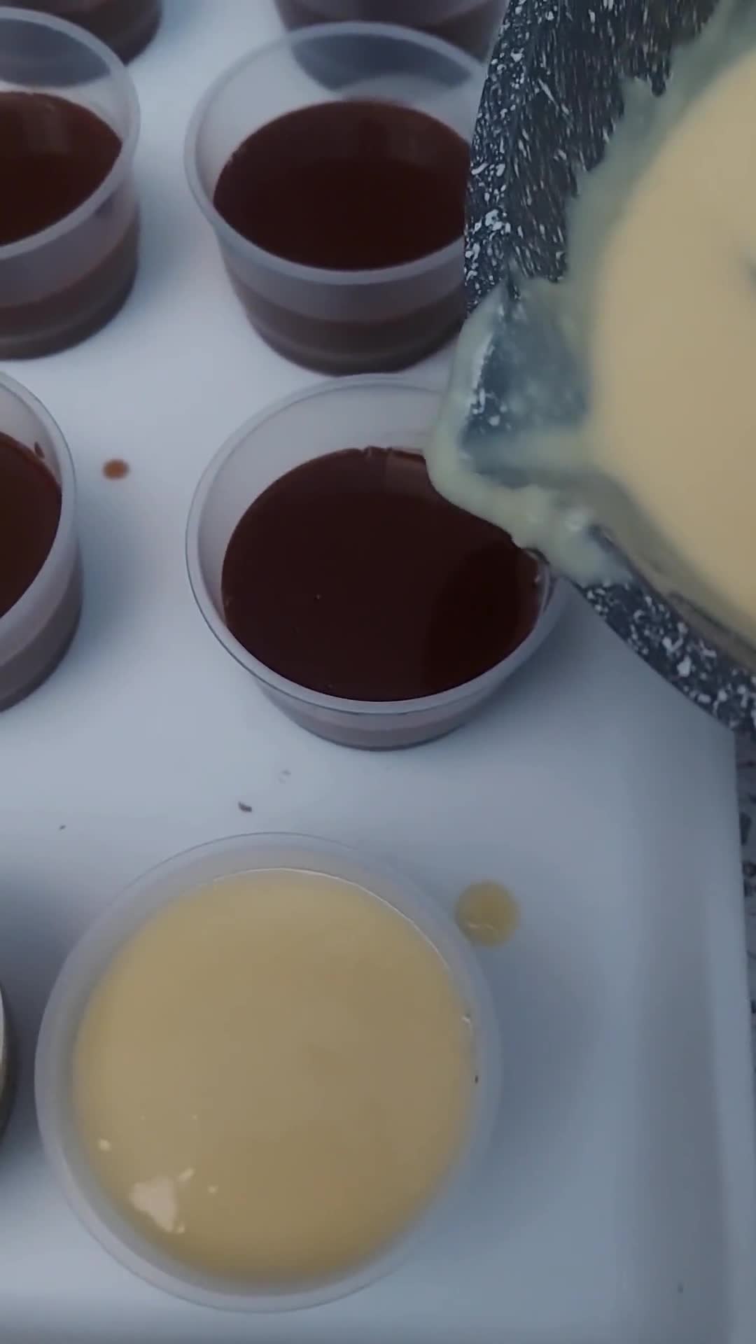 Foto langkah ke 3 dari resep Puding coklat.