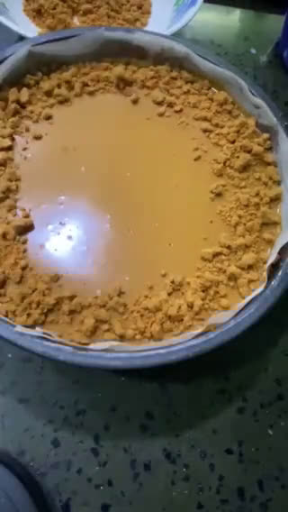 Gambar langkah 10 resipi Kek Batik Biscoff yang Melting 💖.