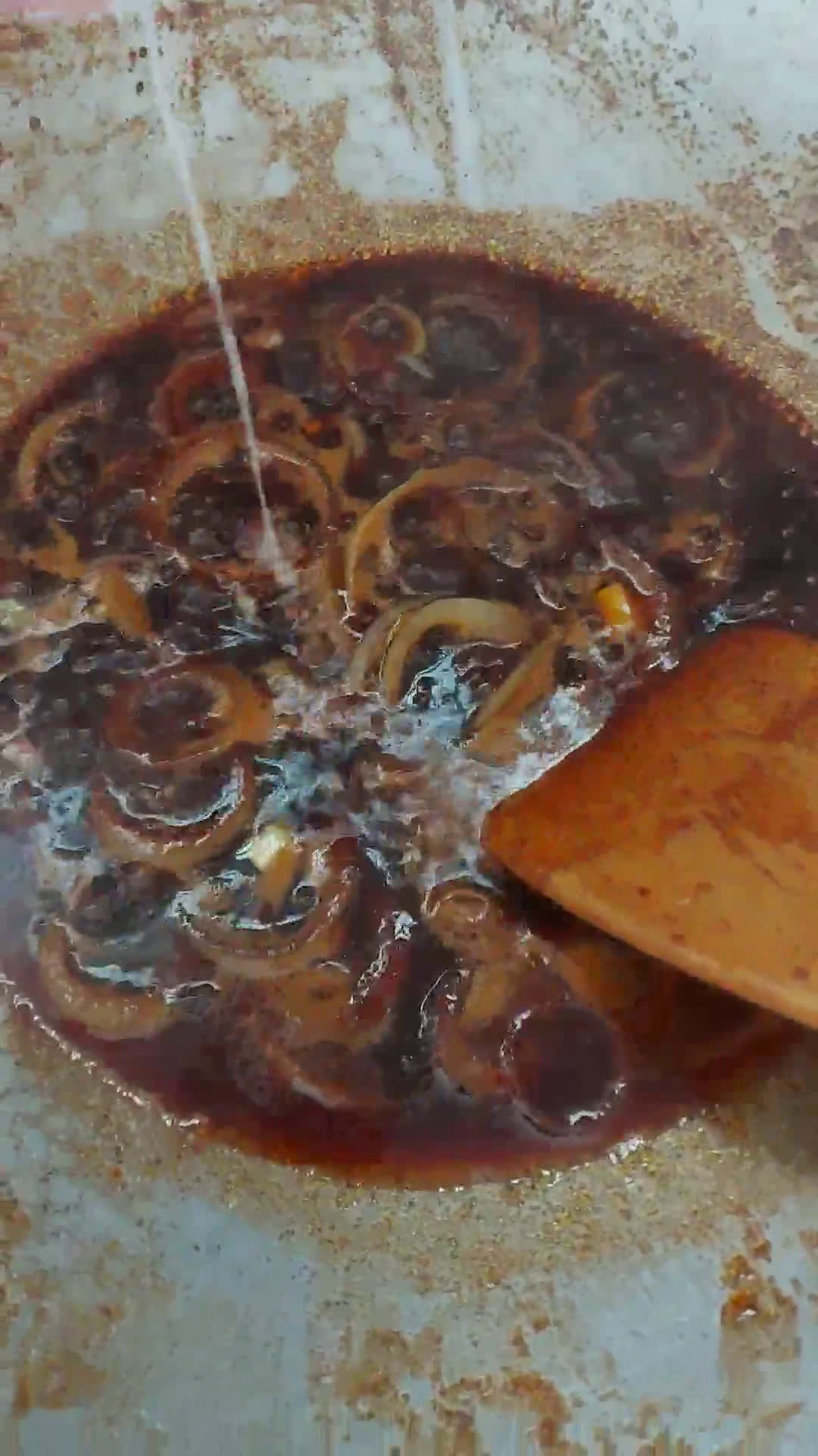 Gambar langkah 5 resipi Ikan tongkol masak kicap.