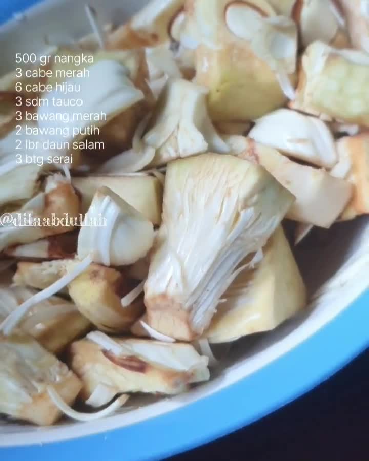 Foto langkah ke 1 dari resep Tauco Nangka Muda.