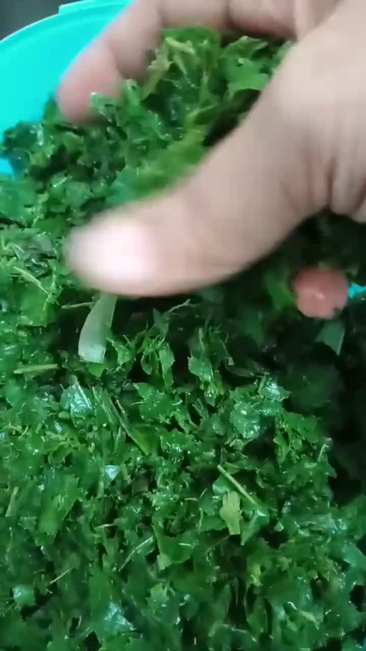 Gambar langkah 3 resipi Masak Lemak Pucuk Ubi Tumbuk.