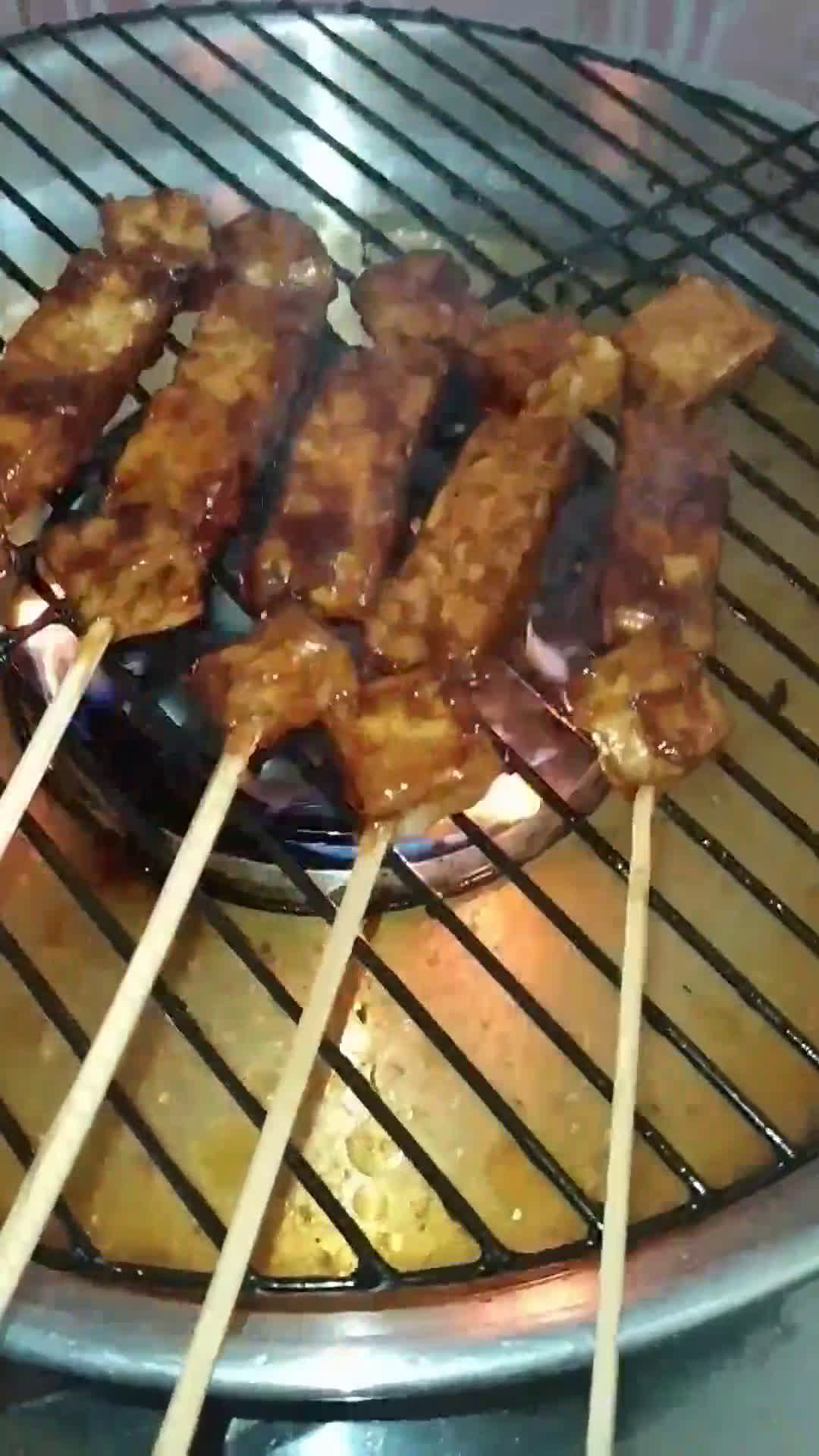 Foto langkah ke 6 dari resep Sate Tempe.