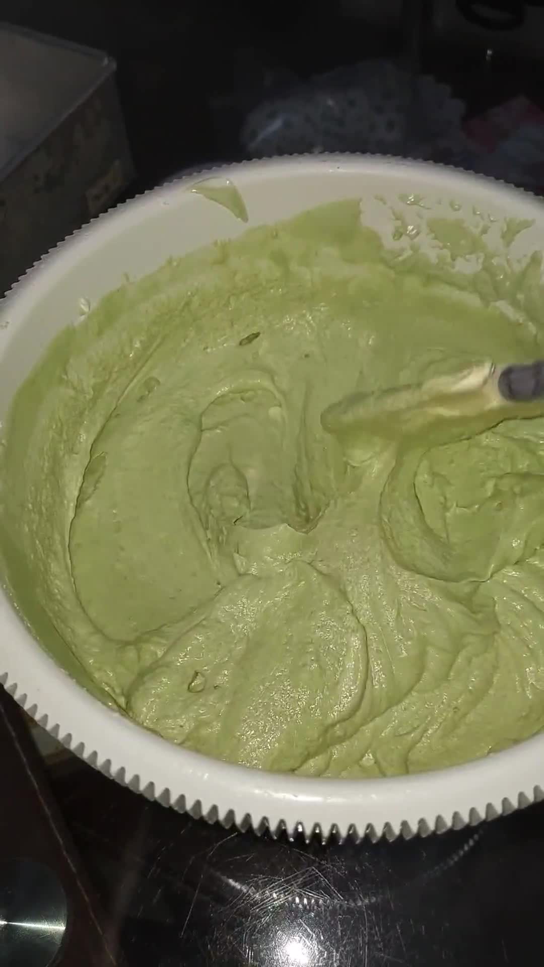 Foto langkah ke 7 dari resep Thailand Butter Cake Pandan.