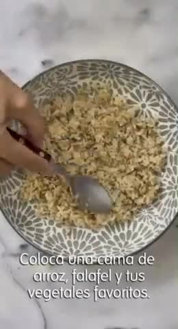Foto del paso 3 de la receta: Falafel bowl en freidora de aire