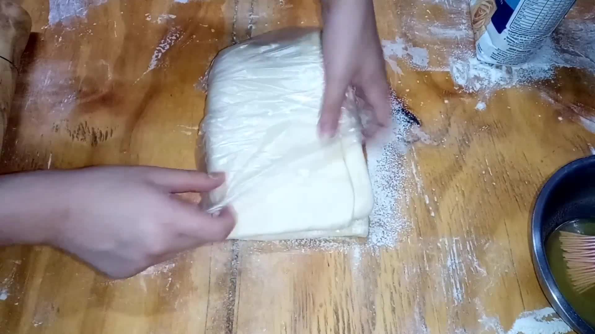 Foto del paso 13 de la receta: Bizcochitos de grasa hojaldrados