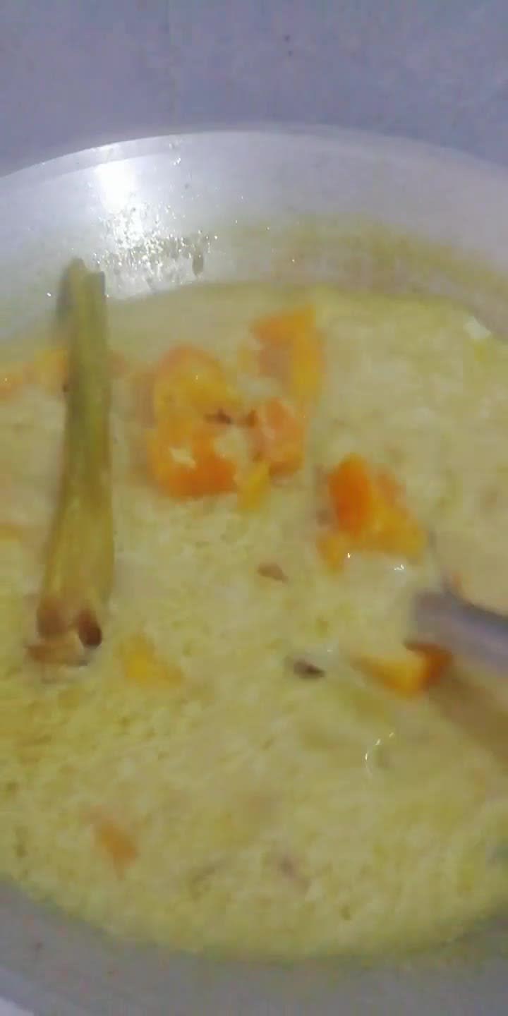 Foto langkah ke 7 dari resep Resep Ibu 3: Sayur santan labu rasa rumah (Harumnya bikin lapar).