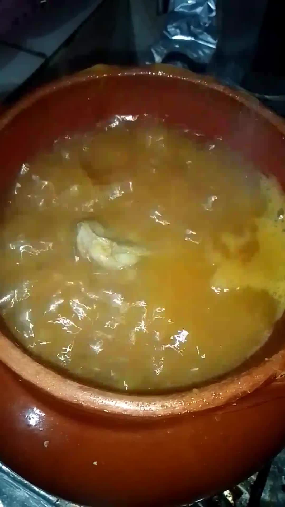 صورة لخطوة 8 من وصفة العيش 🍲بركوكس🥘 بزيت الزيتون🫒
