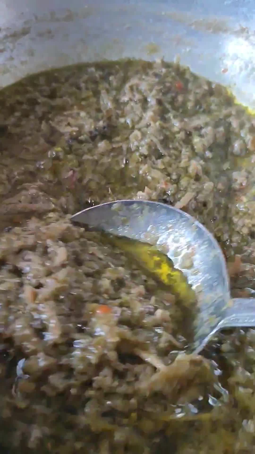 Gambar langkah 3 resipi Sambal Hijau Berapi 🔥.