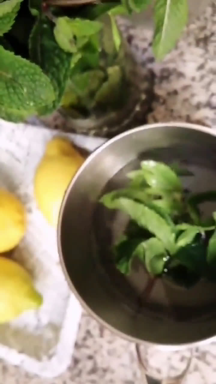Une image de l'étape 2 de Jus citron menthe🍋fraicheur d'été.