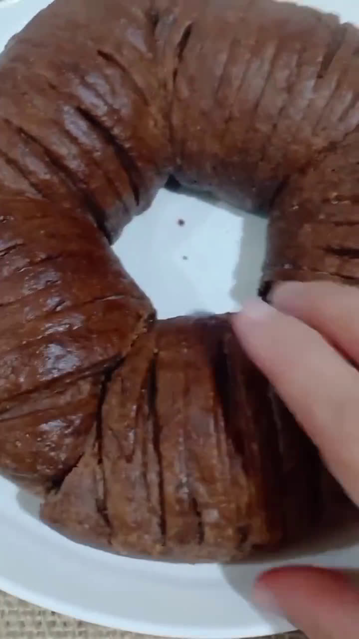 Foto langkah ke 10 dari resep Chocolate Wool Roll Bread.