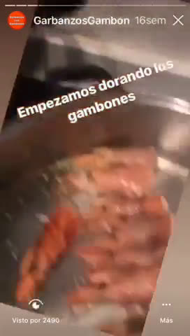Foto del paso 1 de la receta: Garbanzos con gambones
