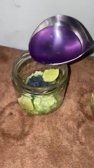 Foto langkah ke 3 dari resep Es Timun Bunga Telang.