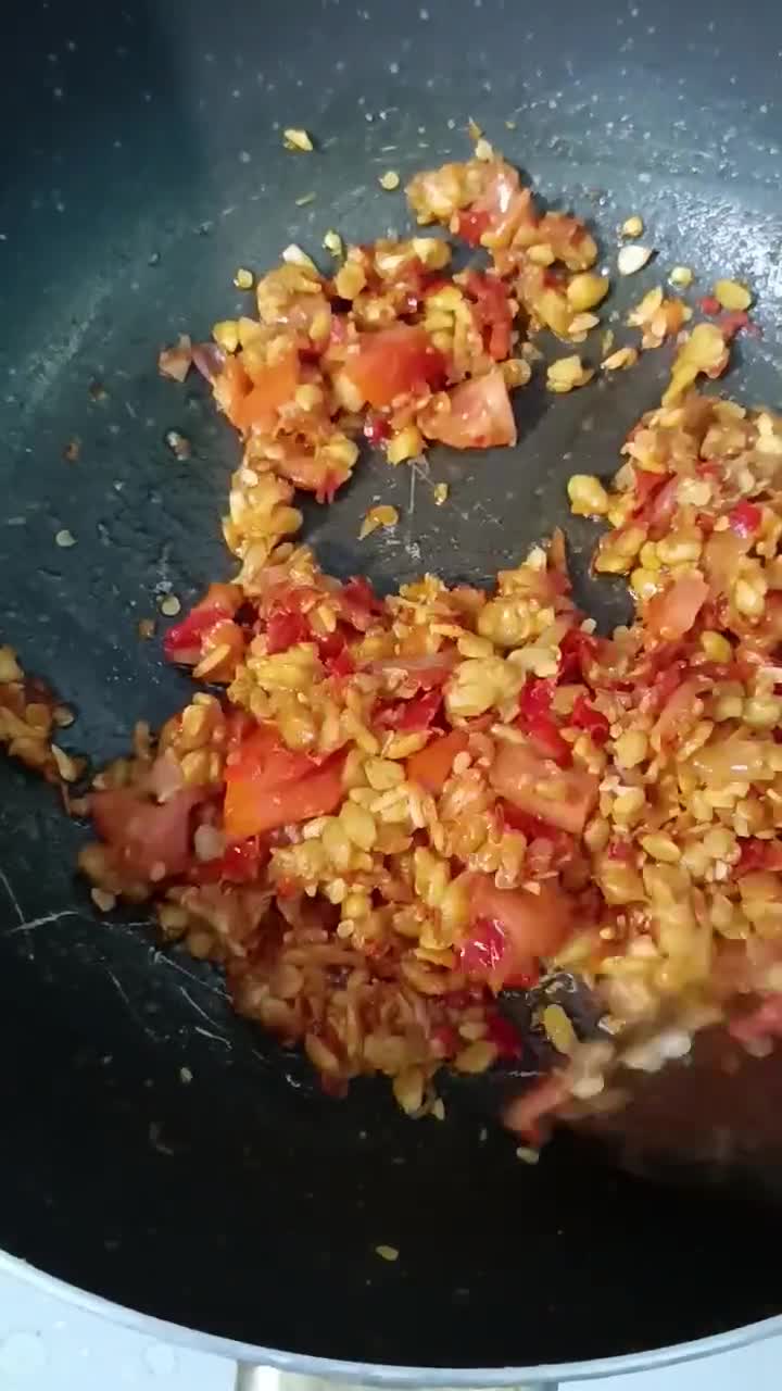Foto langkah ke 1 dari resep Tumis sambal tempe kangkung.