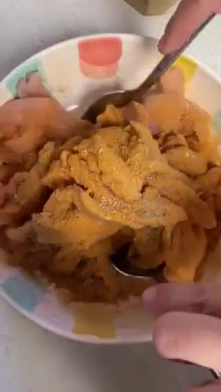 Foto del paso 3 de la receta: Relleno de fajitas de pollo en freidora de aire