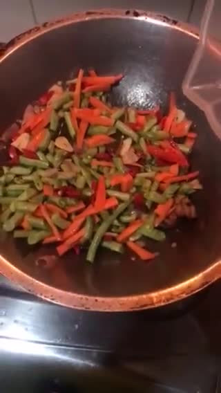 Foto langkah ke 3 dari resep Tumis Buncis Udang.