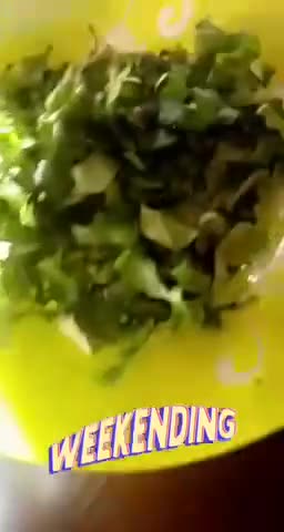 A picture of step 1 of Homemade noodles with greens&veggies.