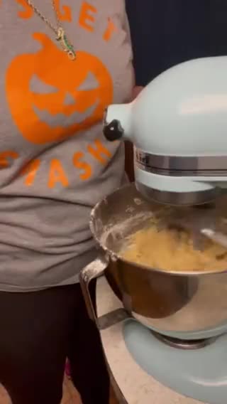 A picture of step 2 of Left over Halloween candy cookies.