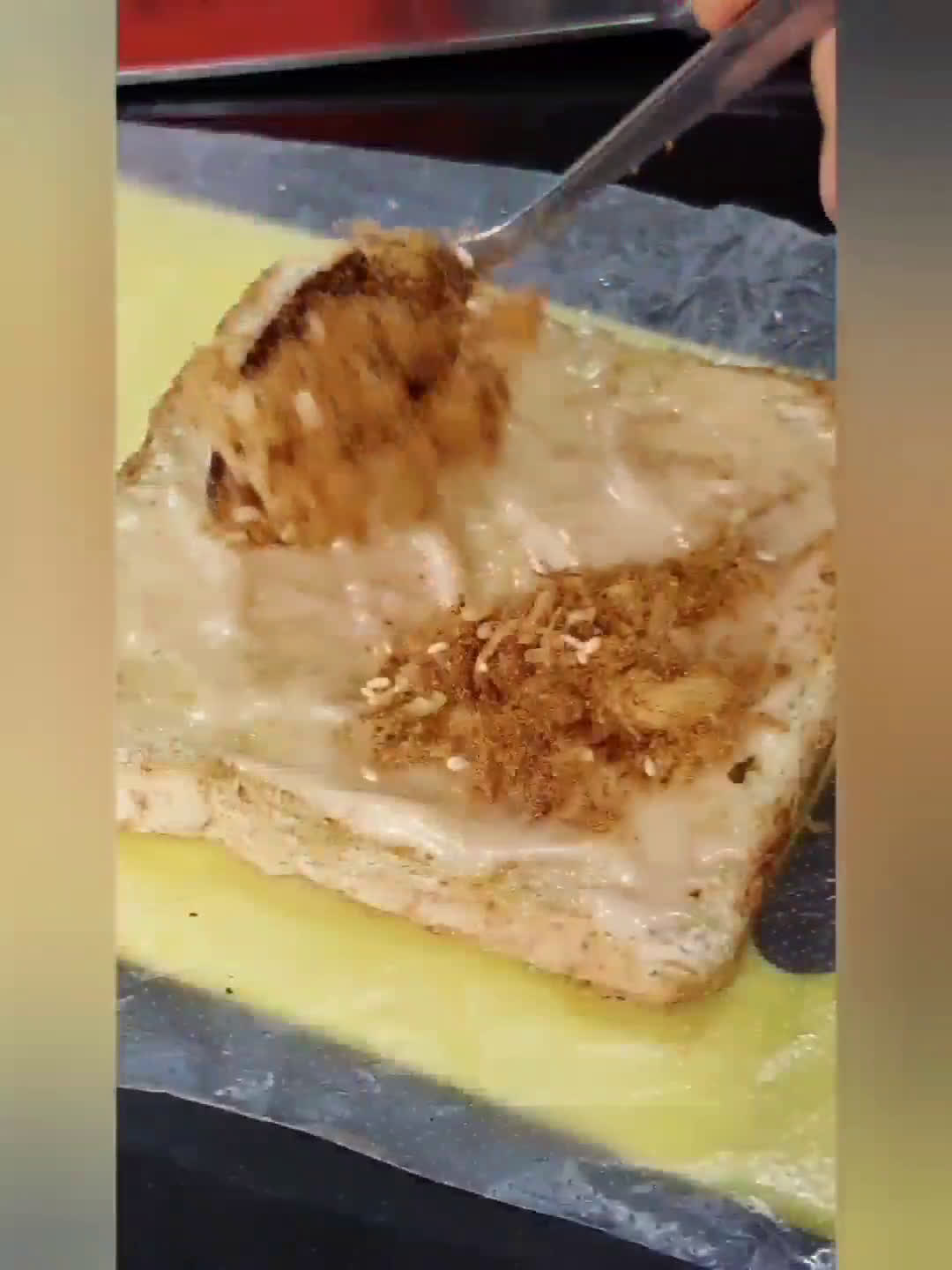 Foto langkah ke 2 dari resep Roti Tawar Abon (288).