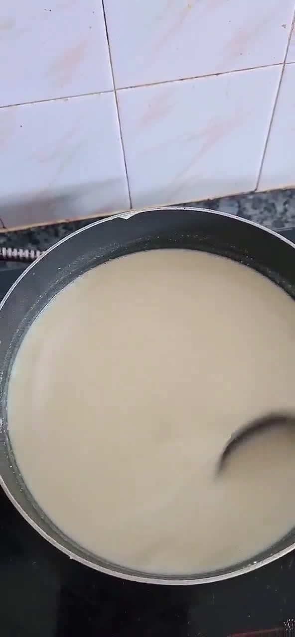 Hình bước làm 3 của món Sữa khoai lang + macca