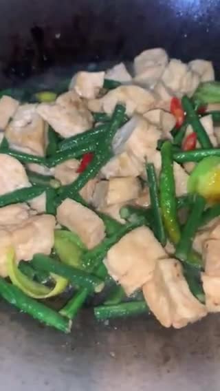 Foto langkah ke 2 dari resep Tumis Kacang Panjang Tahu.