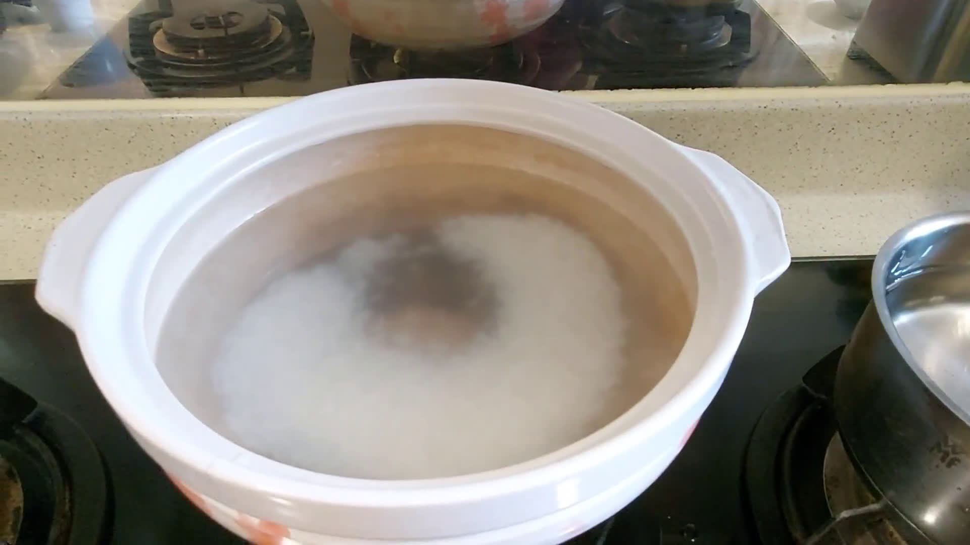 Foto langkah ke 1 dari resep Bubur sawi.