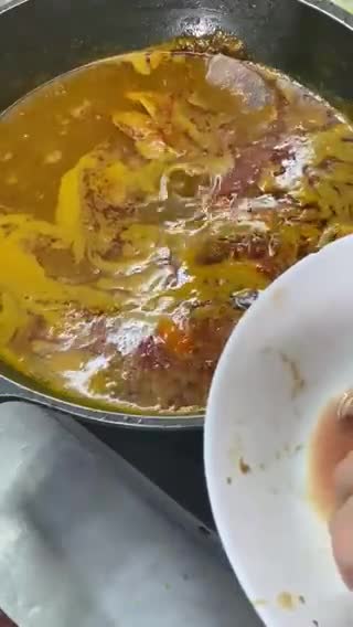 Gambar langkah 5 resipi Asam Pedas Ikan Tenggiri.