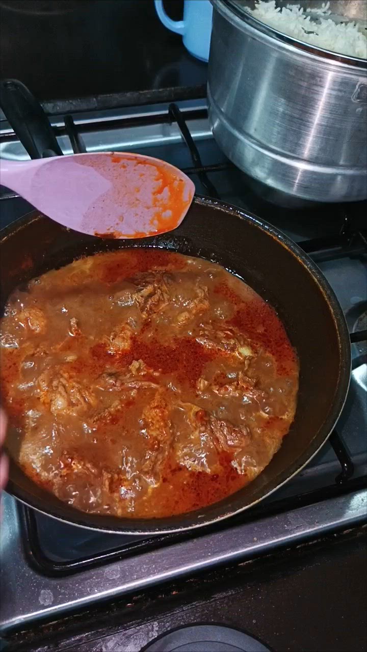 Foto langkah ke 4 dari resep Rendang Daging Praktis.