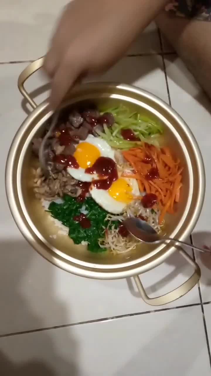 Foto langkah ke 10 dari resep Bibimbap.