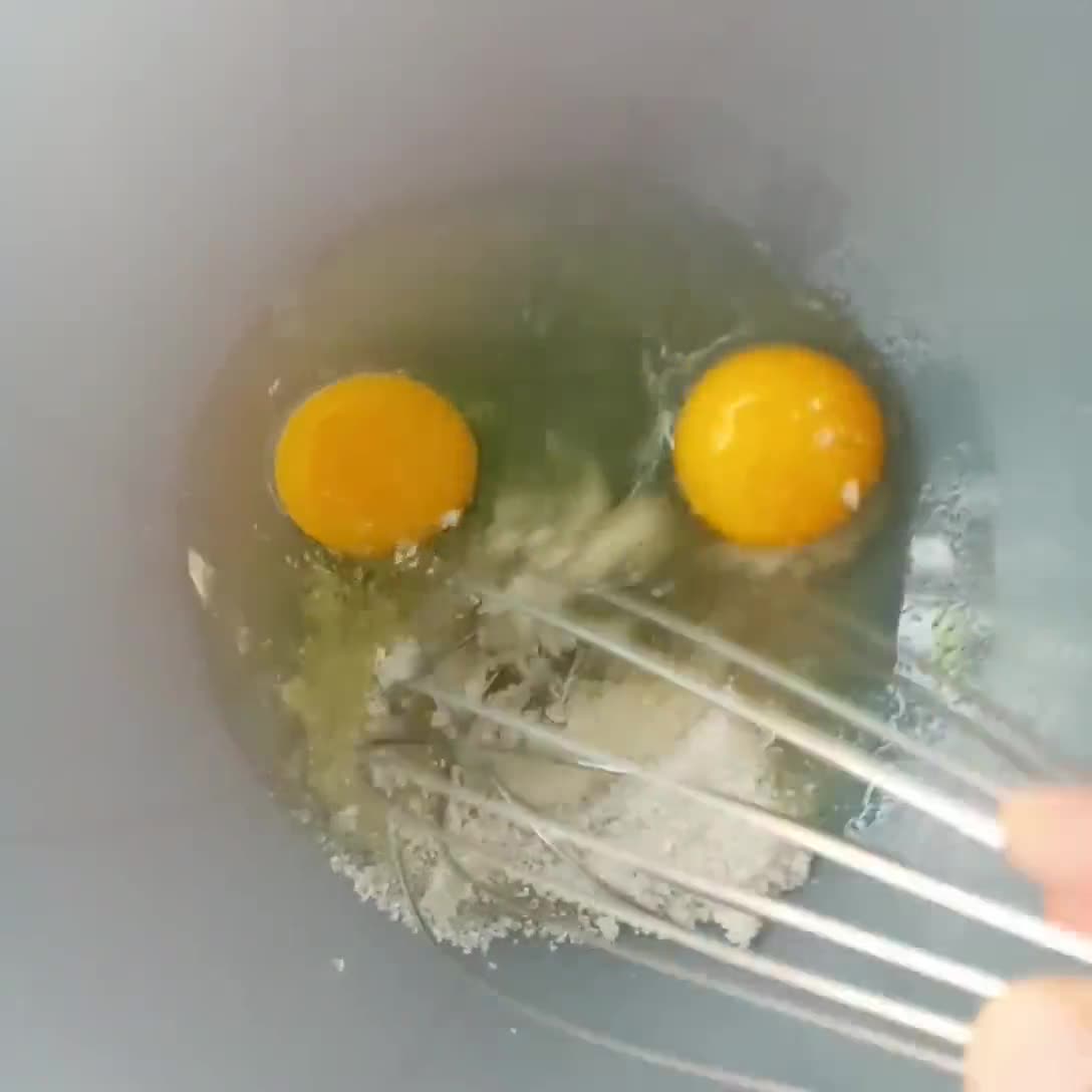 Foto langkah ke 2 dari resep Kue Lumpur Ubi Ungu.