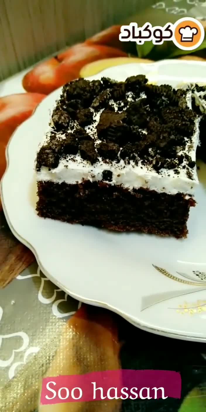 صورة لخطوة 9 من وصفة كيك طبقات بالكريمة وبسكويت الأوريو 😋❤️