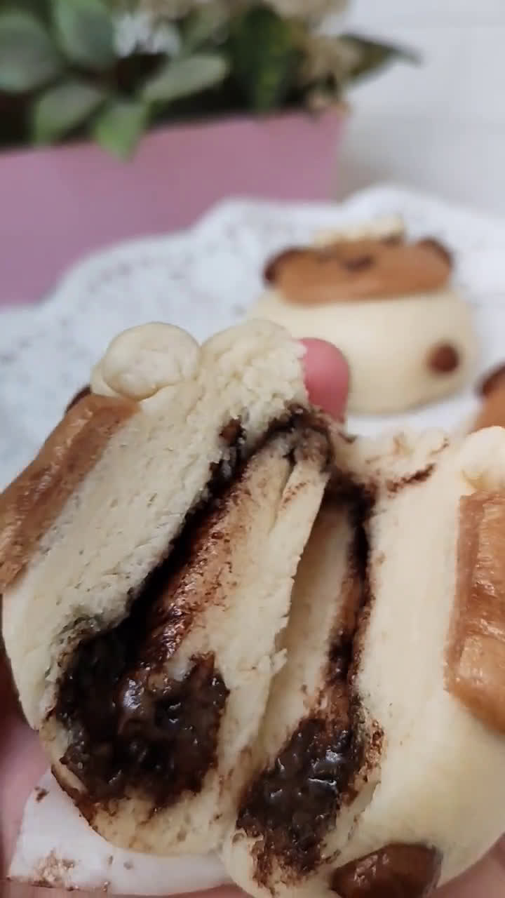 Foto langkah ke 7 dari resep Bakpao Isi Coklat.
