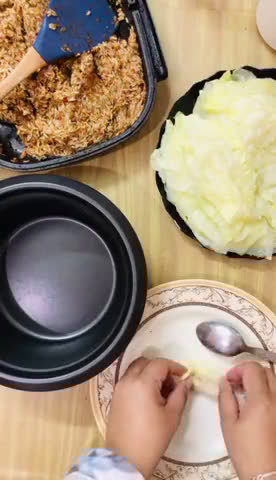 Foto langkah ke 6 dari resep Mahshi krom (kol isi nasi).