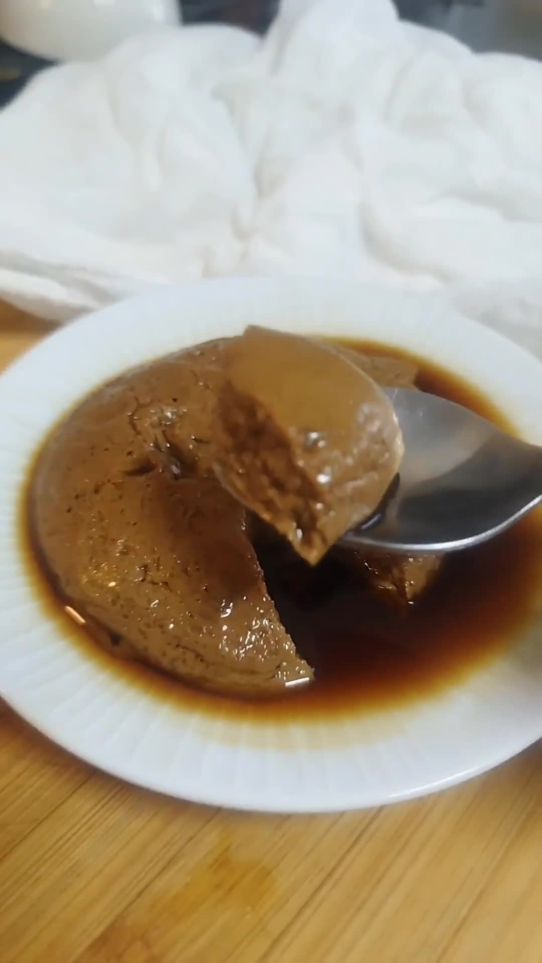Foto del paso 3 de la receta: Flan de café rápido al microondas