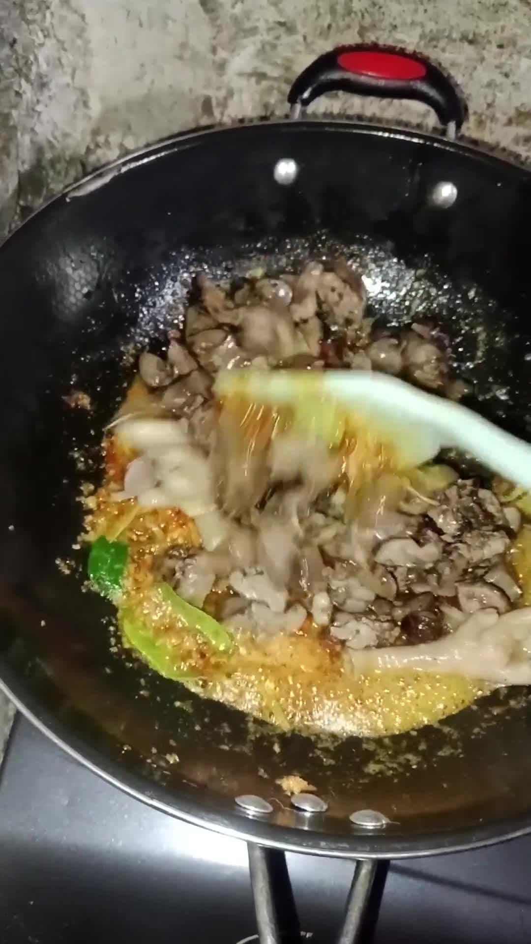 Foto langkah ke 7 dari resep Ati Ampela Bumbu Kecap.