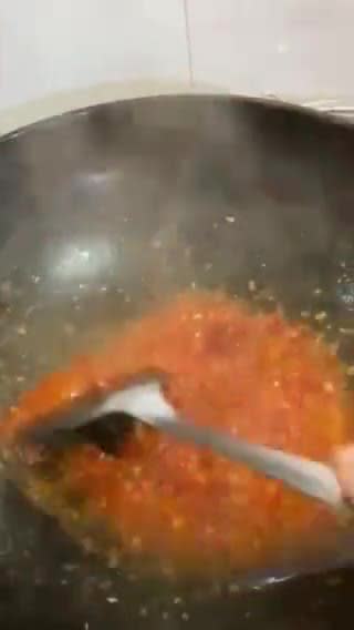 Foto langkah ke 3 dari resep Sambal teri tempe dengan petai cina.