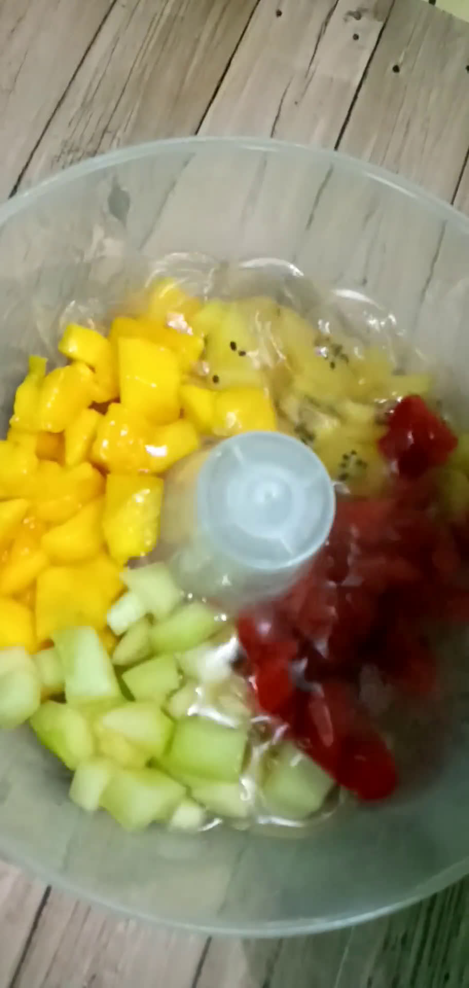 Foto langkah ke 4 dari resep Puding Kaca mix puding mangga.