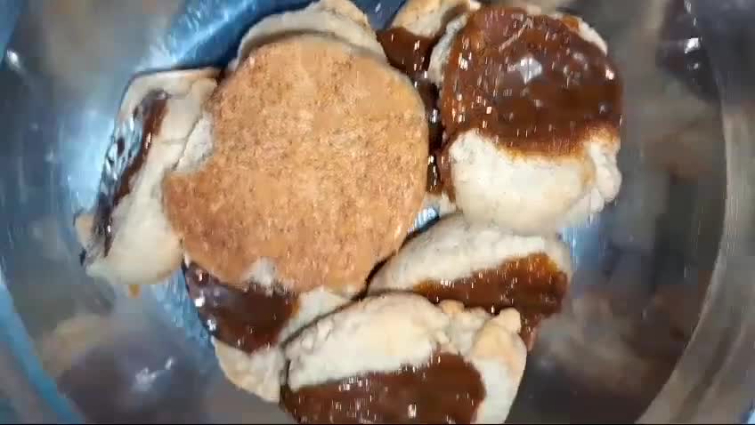 Foto del paso 6 de la receta: Pepas con banana pero sin manteca ni huevos