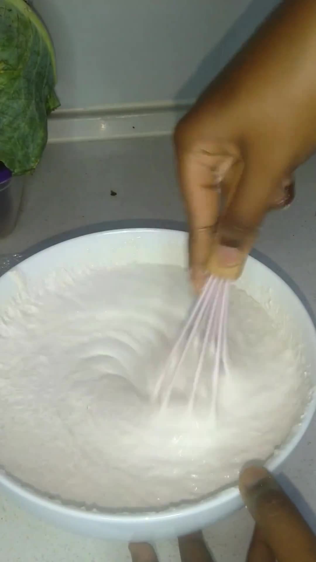 A picture of step 11 of Masa also known as waina.