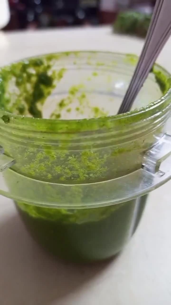 A picture of step 3 of Green Chutney.