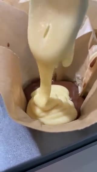Foto del paso 3 de la receta: Muffins marmolados de vainilla y chocolate