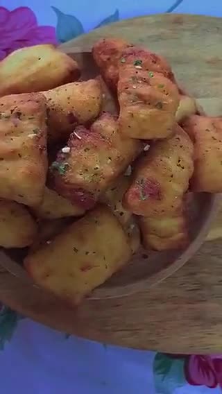 Gambar langkah 8 resipi Golden Potato Nugget 🥔 ✨.