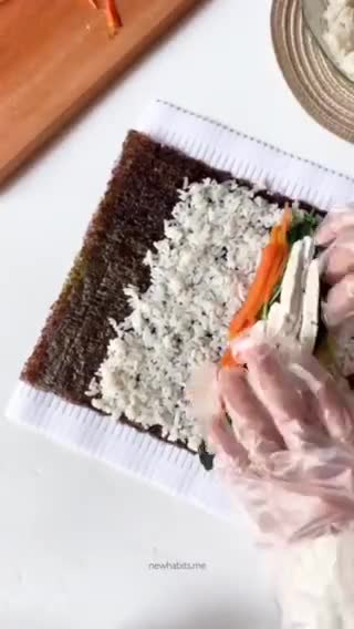 Foto langkah ke 13 dari resep Gimpab / sushi 314 kcal l menu diet.