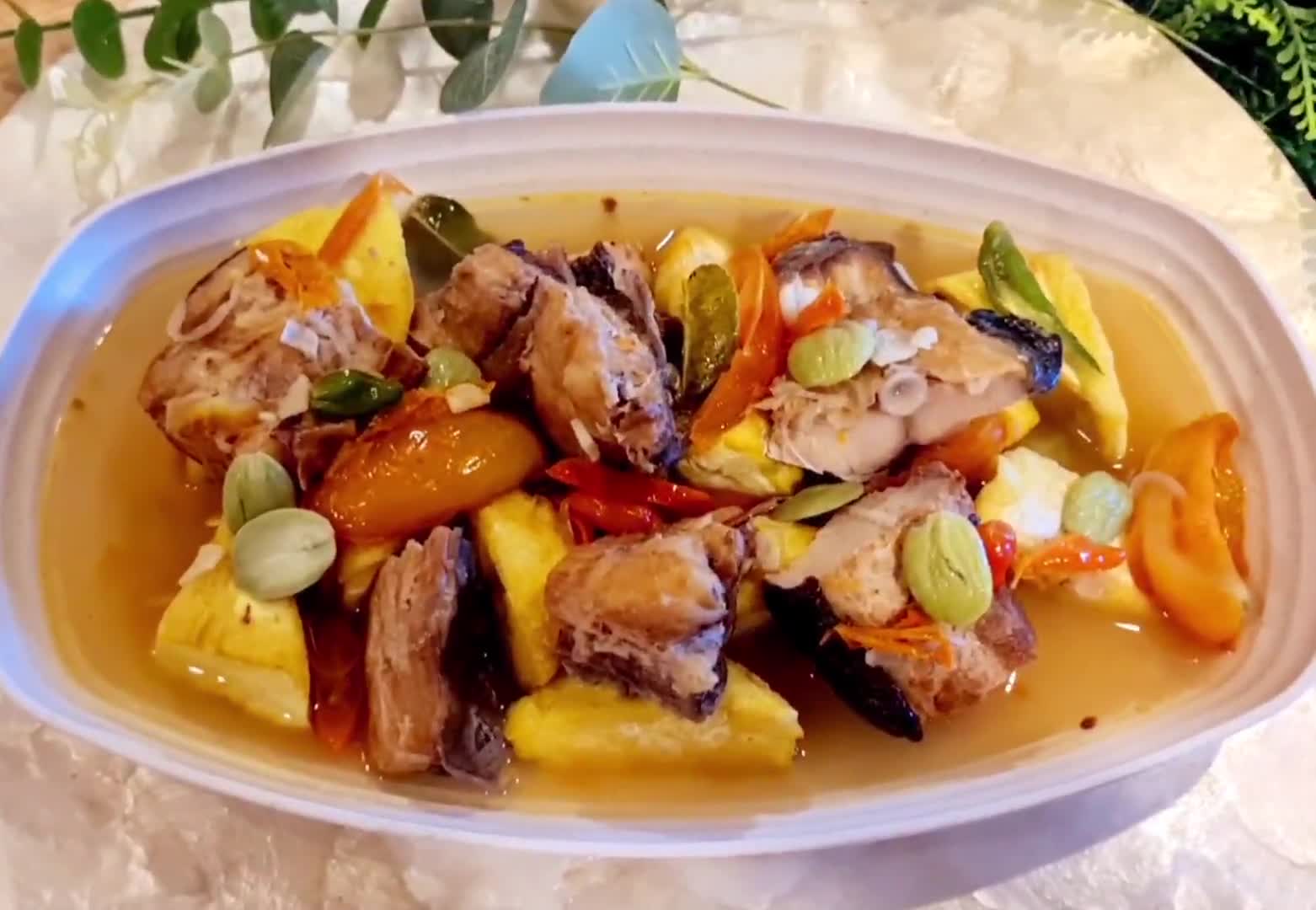 Foto langkah ke 6 dari resep Garangan Ikan Manyung & Pari Asap Tahu Petai (No Santan) 🐋🍲😋.