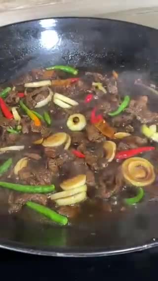 Gambar langkah 2 resipi Daging masak kicap.