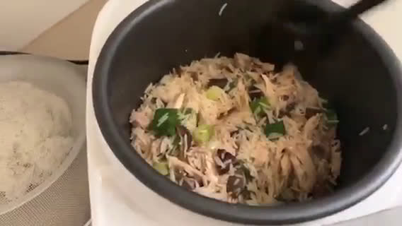Foto langkah ke 9 dari resep Nasi Tim versi Rice Cooker.