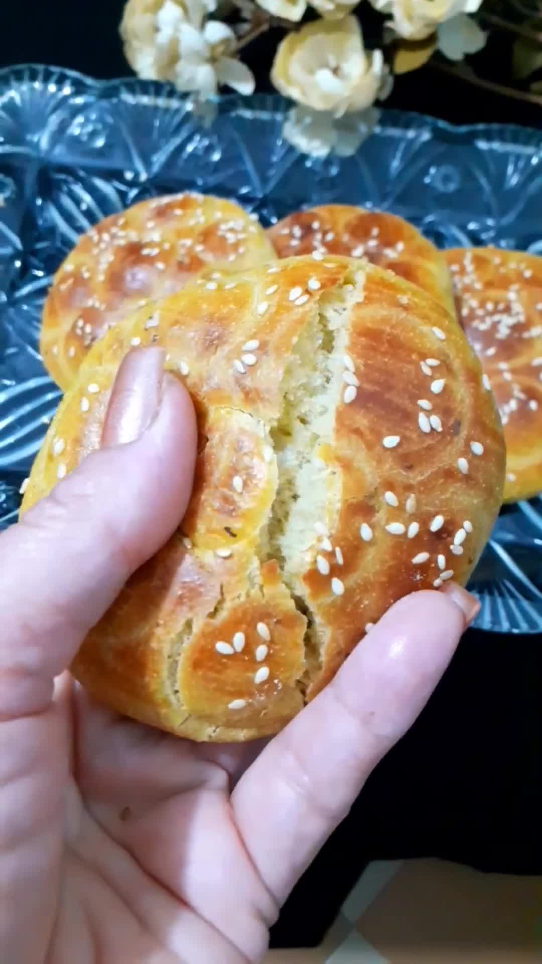 عکس مرحله 1 از دستور مینی فطیر صبحانه 😋😍